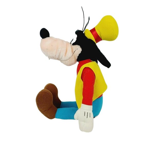 Vintage Applause Disney Goofy 18 inch Plush Dog Yellow Vest Stuffed Animal Toy - Picture 4 of 10